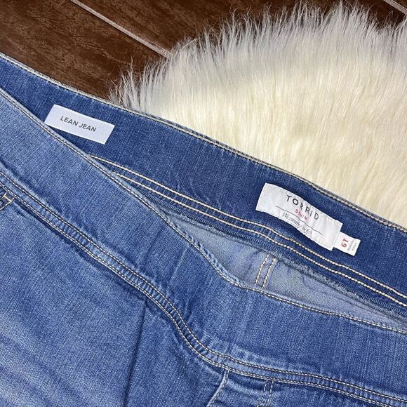 Torrid lean pull on jeans sz 6T/30 - Picture 2 of 8